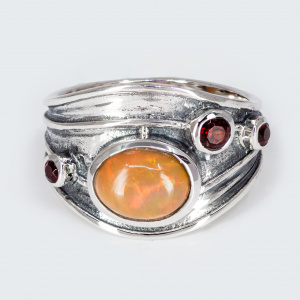 Inel Argint Opal Australian Nageswari