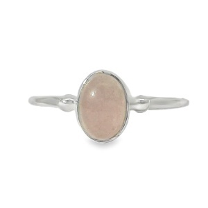 Inel Argint Quartz Roz Nalin
