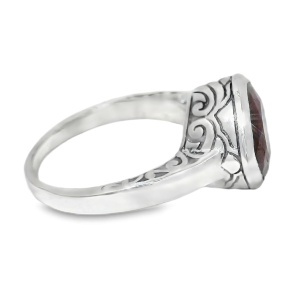 Inel Argint Radacina de Rubin Dhuliyan - Img 2