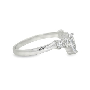 Inel Argint Zirconia Violette - Img 2