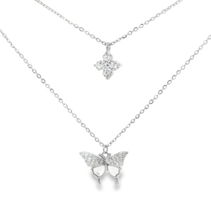 Colier Argint Zirconia Caroline
