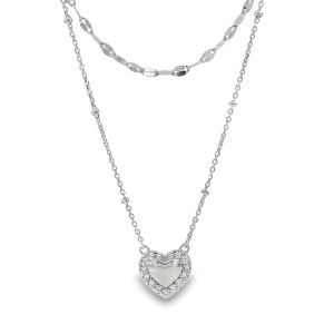 Colier Argint Zirconia Dominique