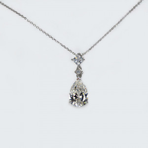 Colier Argint Zirconia Noemie Alb Cald