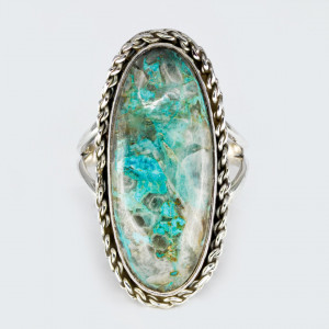 Inel Argint Chrysocolla Iniyan