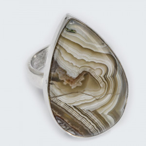 Inel Argint Crazy Lace Agate Teratai - Img 2