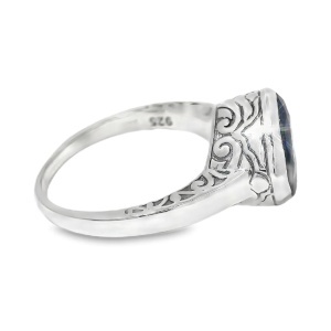 Inel Argint Radacina de Safir Dhuliyan - Img 2