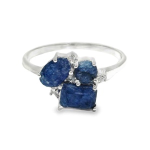 Inel Argint Radacina de Safir Shruti