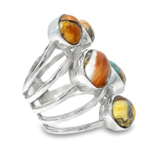 Inel Argint Turquoise Oyster Kalyania - Img 2