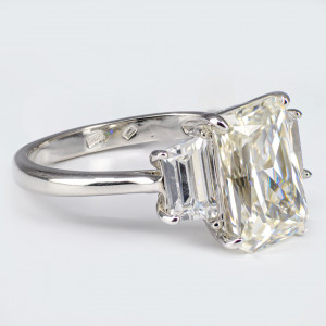 Inel Argint Zirconia Clemence Alb Cald - Img 2
