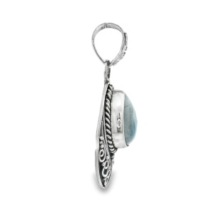 Pandantiv Argint Realizat Manual Larimar Shawini - Img 2