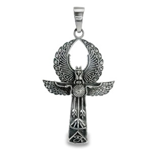 Pandantiv-Cruce Ankh Argint Unisex Egyptian Liberation