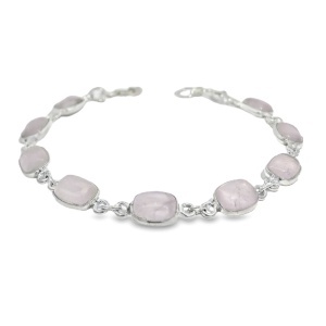 Bratara Argint Quartz Roz Zainab