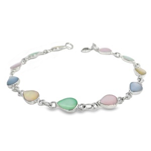 Bratara Argint Sidef Multicolor Kwanjai
