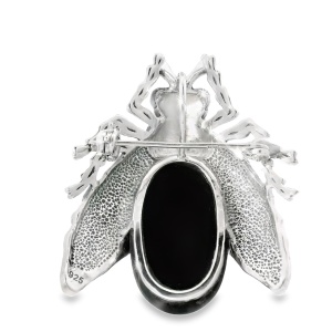 Brosa Argint cu Marcasite Fosette - Img 3