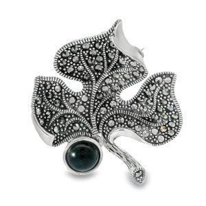 Brosa-Pandantiv Argint Marcasite Cara