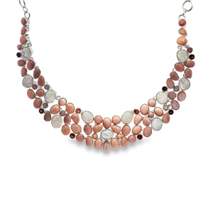 Colier Argint Opal Peruvian Roz Shivanyaa