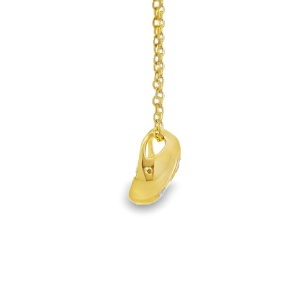 Colier Argint suflat Aur 585 Zirconia Flavie - Img 2