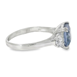 Inel Argint Cubic Zirconia Albastru-Tanzanit Alessia - Img 2