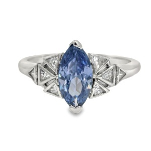 Inel Argint Cubic Zirconia Tanzanit Nora