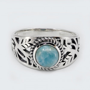 Inel Argint Larimar Teju - Img 2