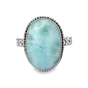 Inel Argint realizat manual Larimar Asiah