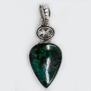 Pandantiv Argint Chrysocolla Elina