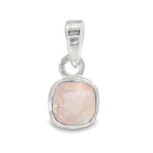 Pandantiv Argint Quartz Roz Hinni