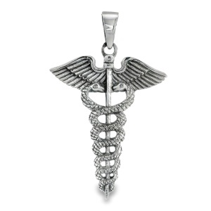 Pandantiv Argint Unisex Caduceu
