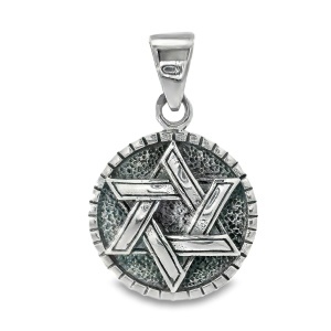 Pandantiv Argint Unisex Star of David
