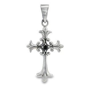 Pandantiv- Cruce gotica Argint Cubic Zirconia Maung