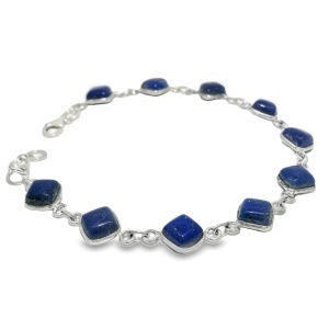 Bratara Argint Lapis Lazuli Shivani - Img 2