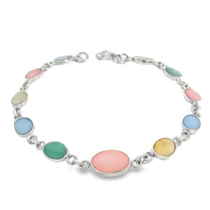 Bratara Argint Sidef Multicolor Waan