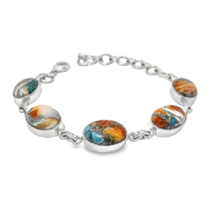 Bratara Argint Turquoise Oyster Gijrah