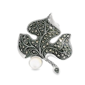 Brosa Argint cu Marcasite Julia