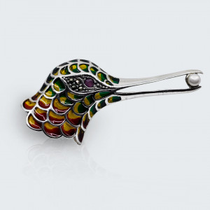 Brosa pasare multicolor