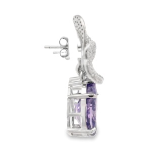 Cercei Argint Zirconia Bella - Img 2
