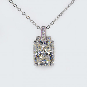 Colier Argint Zirconia Gabrielle Alb Cald - Img 2