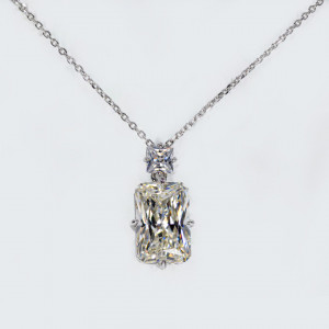 Colier Argint Zirconia Josephine Alb Cald