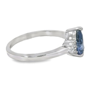 Inel Argint Cubic Zirconia Albastru-Tanzanit Diletta - Img 2