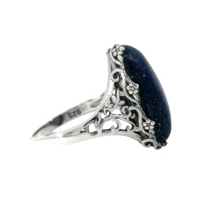 Inel Argint Lapis Lazuli Riddhi - Img 2