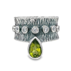 Inel Argint Peridot Kolkata