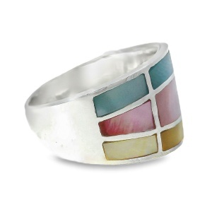 Inel Argint Sidef Multicolor Ananya - Img 2