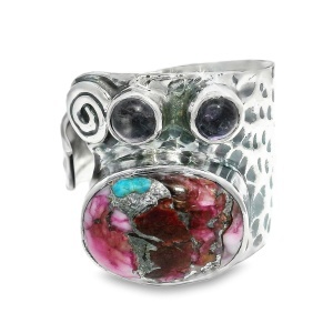 Inel Argint Turquoise Oyster Mov Orja