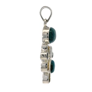 Pandantiv Argint Chrysocolla Rasya - Img 2
