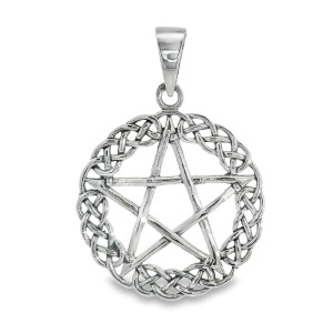 Pandantiv Argint Unisex Celtic Pentagram