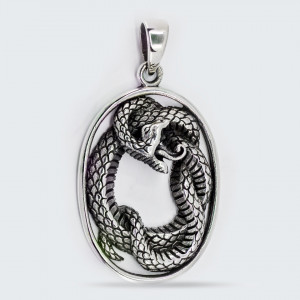 Pandantiv argint Unisex Cobra