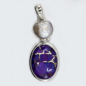Set Argint Purple Copper Turquoise Perla Iyla - Img 4