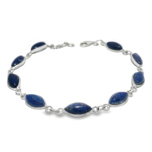 Bratara Argint Lapis Lazuli Tara