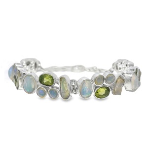Bratara Argint Opal Etiopian si Peridot Varsha