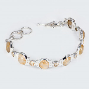 Bratara Argint Quartz Rutilat Dayani - Img 2